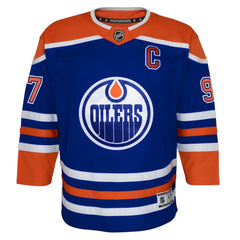 Connor McDavid Edmonton Oilers Youth Home Premier Player Jersey - Royal - NHL