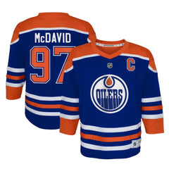 Connor McDavid Edmonton Oilers Youth Home Replica Player Jersey - Royal - NHL