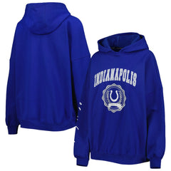 Indianapolis Colts Tommy Hilfiger Women's Becca Drop Shoulder Pullover Hoodie Royal | NFL