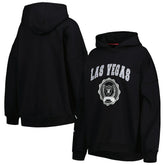 Las Vegas Raiders Tommy Hilfiger Women's Becca Drop Shoulder Pullover Hoodie Black | NFL