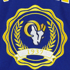 Los Angeles Rams Tommy Hilfiger Women's Becca Drop Shoulder Pullover Hoodie Royal | NFL