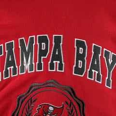 Tampa Bay Buccaneers Tommy Hilfiger Women's Becca Drop Shoulder Pullover Hoodie Red | NFL
