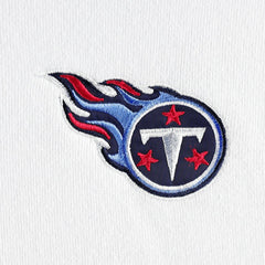 Tennessee Titans DKNY Sport Women's Bobbi Color Blocked Pullover Hoodie White/Navy | NFL