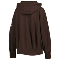 Cleveland Browns MSX by Michael Strahan Women's Emerson Lightweight Full-Zip Hoodie Brown | NFL