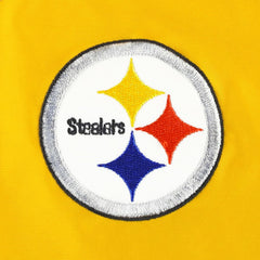 Pittsburgh Steelers Tommy Hilfiger Women's Staci Half-Zip Hoodie Windbreaker Jacket White/Gold | NFL