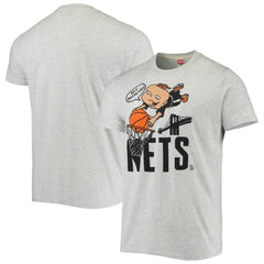Brooklyn Nets Homage NBA x Rugrats Tri-Blend T-Shirt Ash - NBA