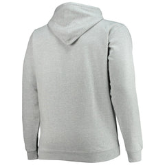 Atlanta Hawks Big & Tall Heart & Soul Pullover Hoodie Heathered Gray - NBA