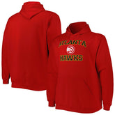 Atlanta Hawks Big & Tall Heart & Soul Pullover Hoodie Red - NBA