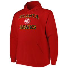 Atlanta Hawks Big & Tall Heart & Soul Pullover Hoodie Red - NBA