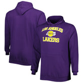 Los Angeles Lakers Big & Tall Heart & Soul Pullover Hoodie Purple - NBA