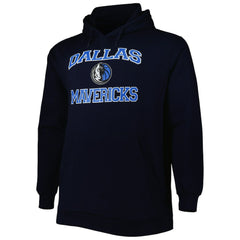 Dallas Mavericks Big & Tall Heart & Soul Pullover Hoodie Navy - NBA