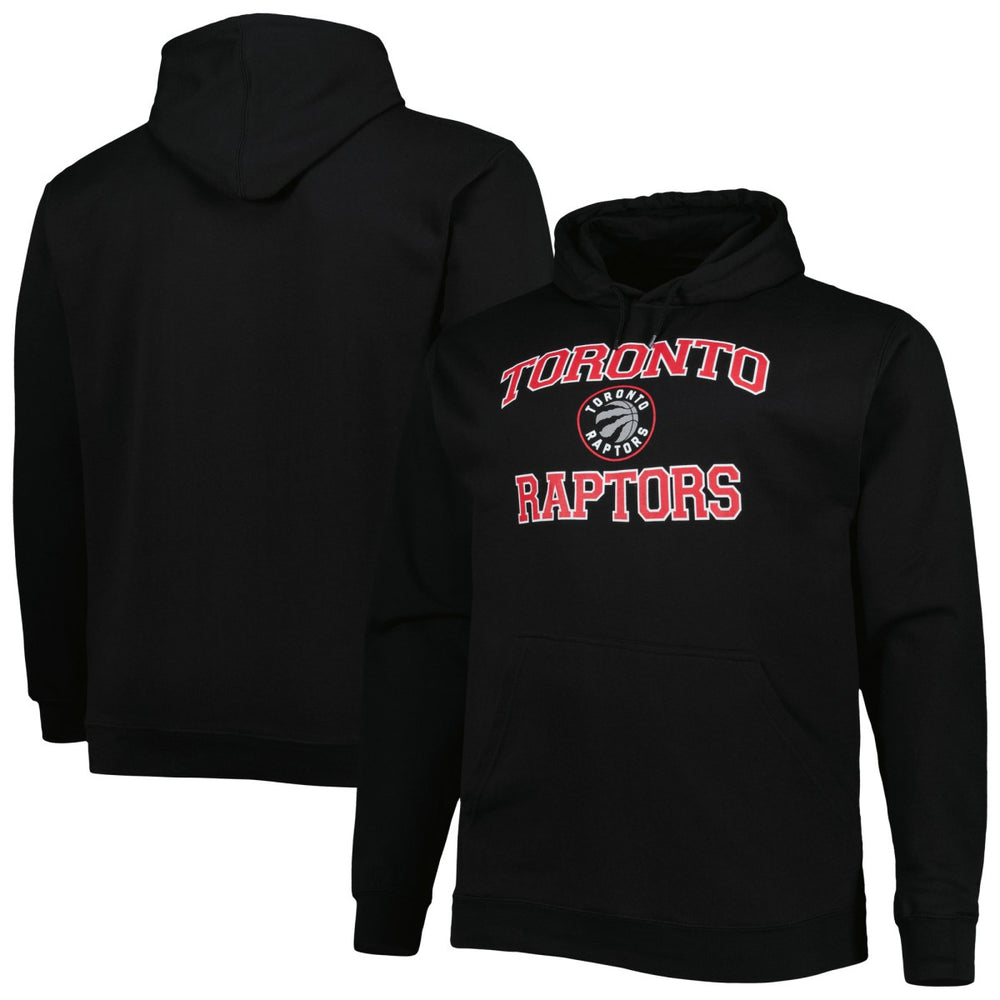 Toronto Raptors Big & Tall Heart & Soul Pullover Hoodie Black - NBA