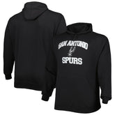 San Antonio Spurs Big & Tall Heart & Soul Pullover Hoodie Black - NBA