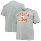 Atlanta Hawks Big & Tall Heart & Soul T-Shirt Heathered Gray - NBA