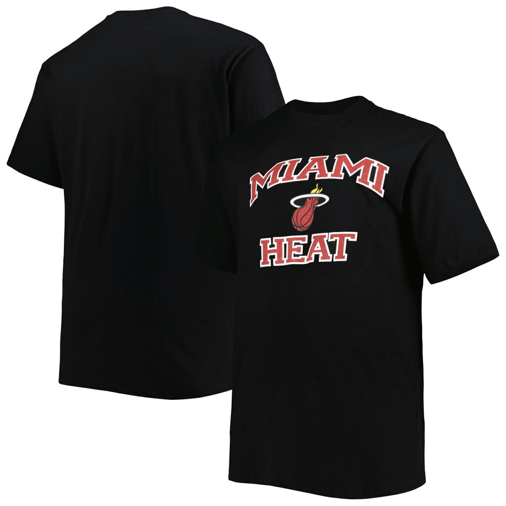 Miami Heat Big & Tall Heart & Soul T-Shirt Black - NBA