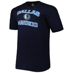 Dallas Mavericks Big & Tall Heart & Soul T-Shirt Navy - NBA