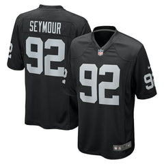 Richard Seymour Las Vegas Raiders Retired Player Game Jersey Black | Nike for Sale