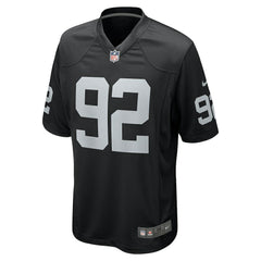 Richard Seymour Las Vegas Raiders Retired Player Game Jersey Black | Nike for Sale