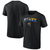 Atlanta Hawks Logo Pride T-Shirt Black - NBA