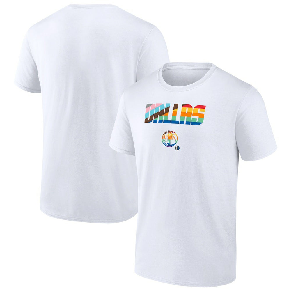 Dallas Mavericks Pride T-Shirt White - NBA