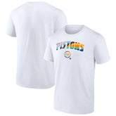 Detroit Pistons Pride T-Shirt White - NBA