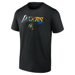 Los Angeles Lakers Logo Pride T-Shirt Black - NBA