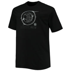Brooklyn Nets Big & Tall Pop T-Shirt Black - NBA