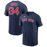 David Ortiz Boston Red Sox Nike Name & Number Logo T-Shirt - MLB