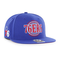 Philadelphia 76ers '47 High Post Captain Snapback Hat Royal - NBA