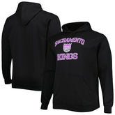 Sacramento Kings Big & Tall Heart & Soul Pullover Hoodie Black - NBA