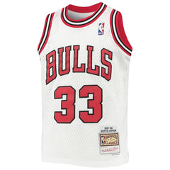 Scottie Pippen Chicago Bulls Youth 1997/98 Hardwood Classics Swingman Jersey White - NBA