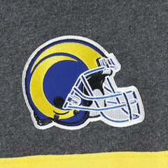 Los Angeles Rams Starter Extreme Pullover Hoodie Heather Charcoal/Royal | NFL
