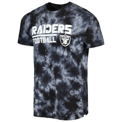 Las Vegas Raiders MSX by Michael Strahan Recovery Tie-Dye T-Shirt Black | NFL