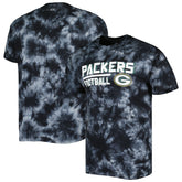 Green Bay Packers MSX by Michael Strahan Recovery Tie-Dye T-Shirt Black | NFL