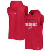 Arizona Cardinals MSX by Michael Strahan Relay Sleeveless Pullover Hoodie Cardinal | NFL
