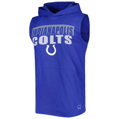 Indianapolis Colts MSX by Michael Strahan Relay Sleeveless Pullover Hoodie Royal | NFL