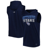 Tennessee Titans MSX by Michael Strahan Relay Sleeveless Pullover Hoodie Navy | NFL
