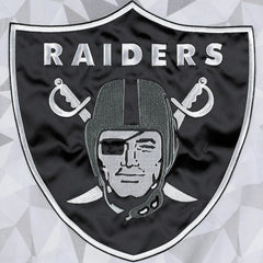 Las Vegas Raiders Starter Thursday Night Gridiron Raglan Half-Zip Hooded Jacket White/Black | NFL