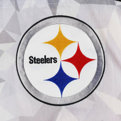 Pittsburgh Steelers Starter Thursday Night Gridiron Raglan Half-Zip Hooded Jacket White/Black | NFL