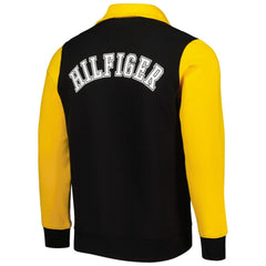 Pittsburgh Steelers Tommy Hilfiger Aiden Quarter-Zip Sweatshirt Black/Gold | NFL