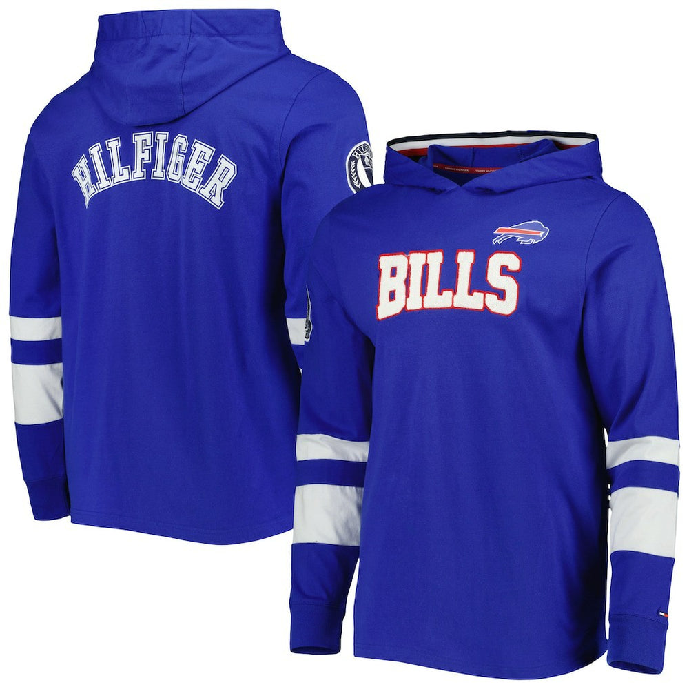 Buffalo Bills Tommy Hilfiger Alex Long Sleeve Hoodie T-Shirt Royal/White | NFL