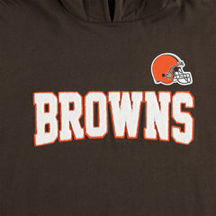 Cleveland Browns Tommy Hilfiger Alex Long Sleeve Hoodie T-Shirt Brown/White | NFL