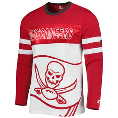 Tampa Bay Buccaneers Starter Halftime Long Sleeve T-Shirt Red/White | NFL