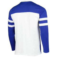 Indianapolis Colts Starter Halftime Long Sleeve T-Shirt Royal/White | NFL