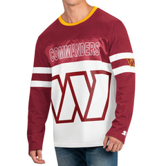 Washington Commanders Starter Halftime Long Sleeve T-Shirt Burgundy/White | NFL