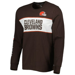 Cleveland Browns Tommy Hilfiger Peter Team Long Sleeve T-Shirt Brown | NFL