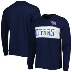Tennessee Titans Tommy Hilfiger Peter Team Long Sleeve T-Shirt Navy | NFL