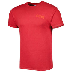 San Francisco 49ers '47 Fast Track Tonal Highlight T-Shirt Scarlet | 47 brand