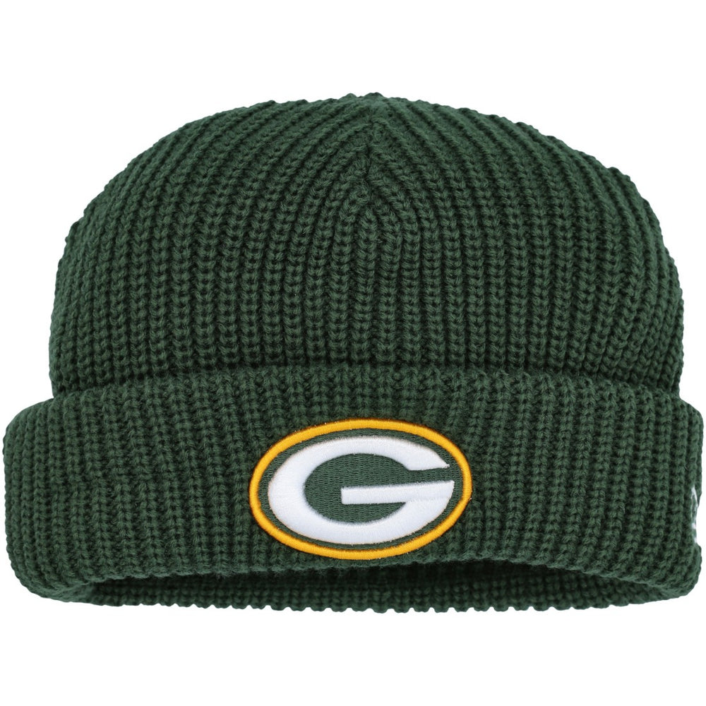 Green Bay Packers New Era Fisherman Skully Cuffed Knit Hat Green | NFL