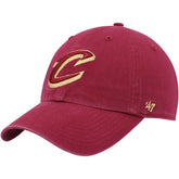 Cleveland Cavaliers '47 Core Logo Clean Up Adjustable Hat Wine - NBA